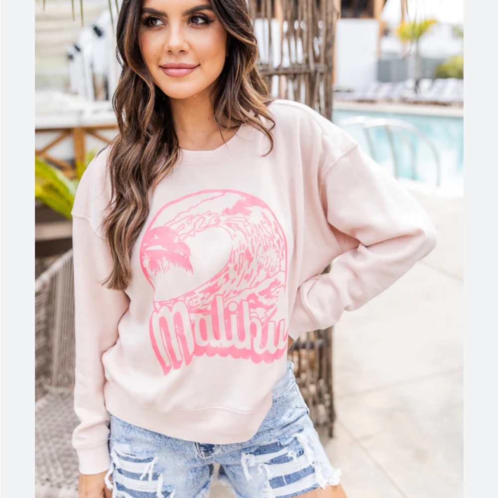 Pink Lily Malibu sweatshirt